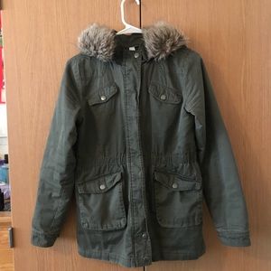 Green parka